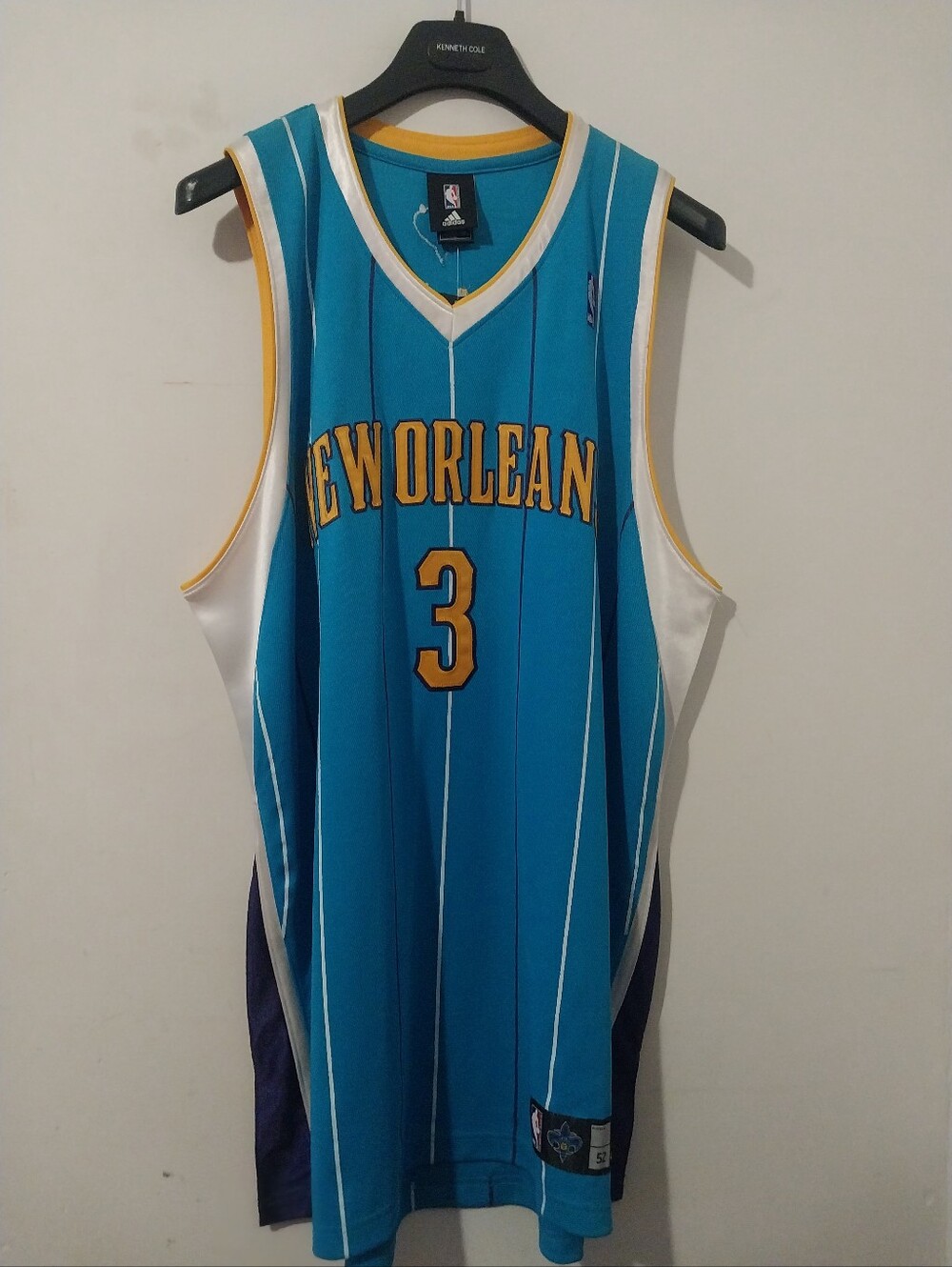 Adidas Authentic New Orleans Hornets Chris Paul Away Jersey Size 52 Bnwts